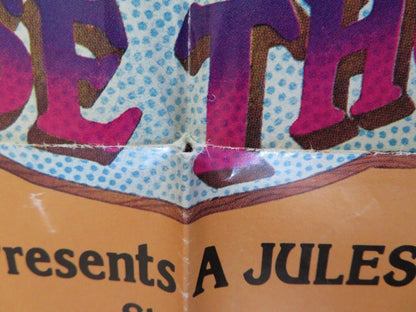 THE GREAT SCOUT AND CATHOUSE THURSDAY FOLDED US ONE SHEET POSTER OLIVER REED '76 Movie posters