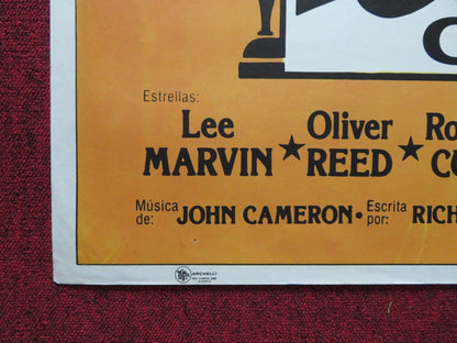 THE GREAT SCOUT & CATHOUSE THURSDAY ARGENTINIAN POSTER MARVIN OLIVER REED 1976 Rendezvous Cinema Movie posters
