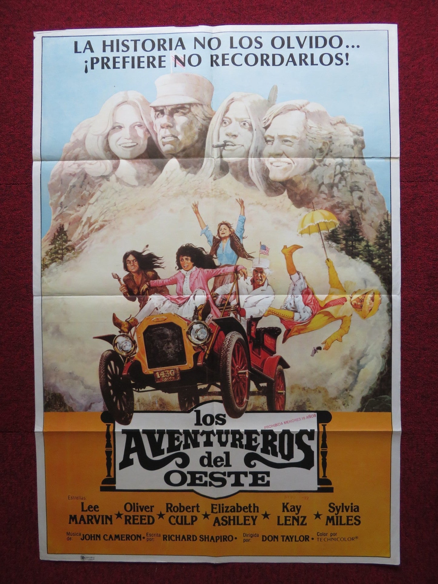 THE GREAT SCOUT & CATHOUSE THURSDAY ARGENTINIAN POSTER MARVIN OLIVER REED 1976 Rendezvous Cinema Movie posters