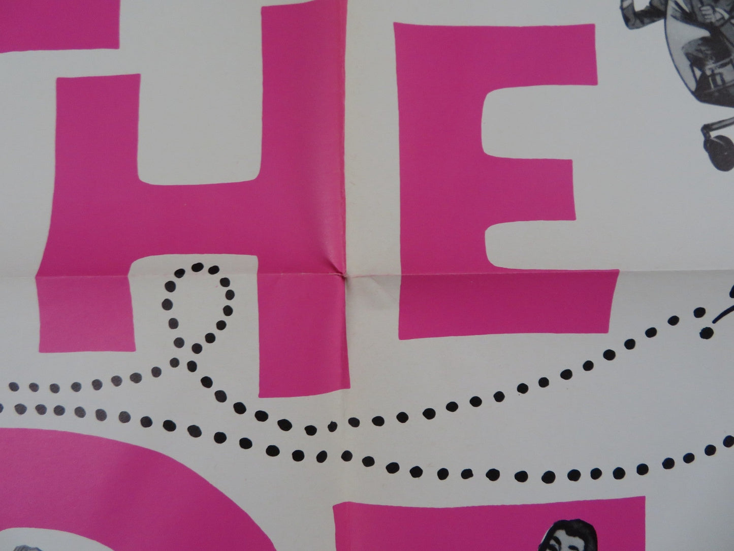 THE GREAT SPY CHASE FOLDED US ONE SHEET POSTER LINO VENTURA BERNARD BLAIR 1966 Rendezvous Cinema Movie posters