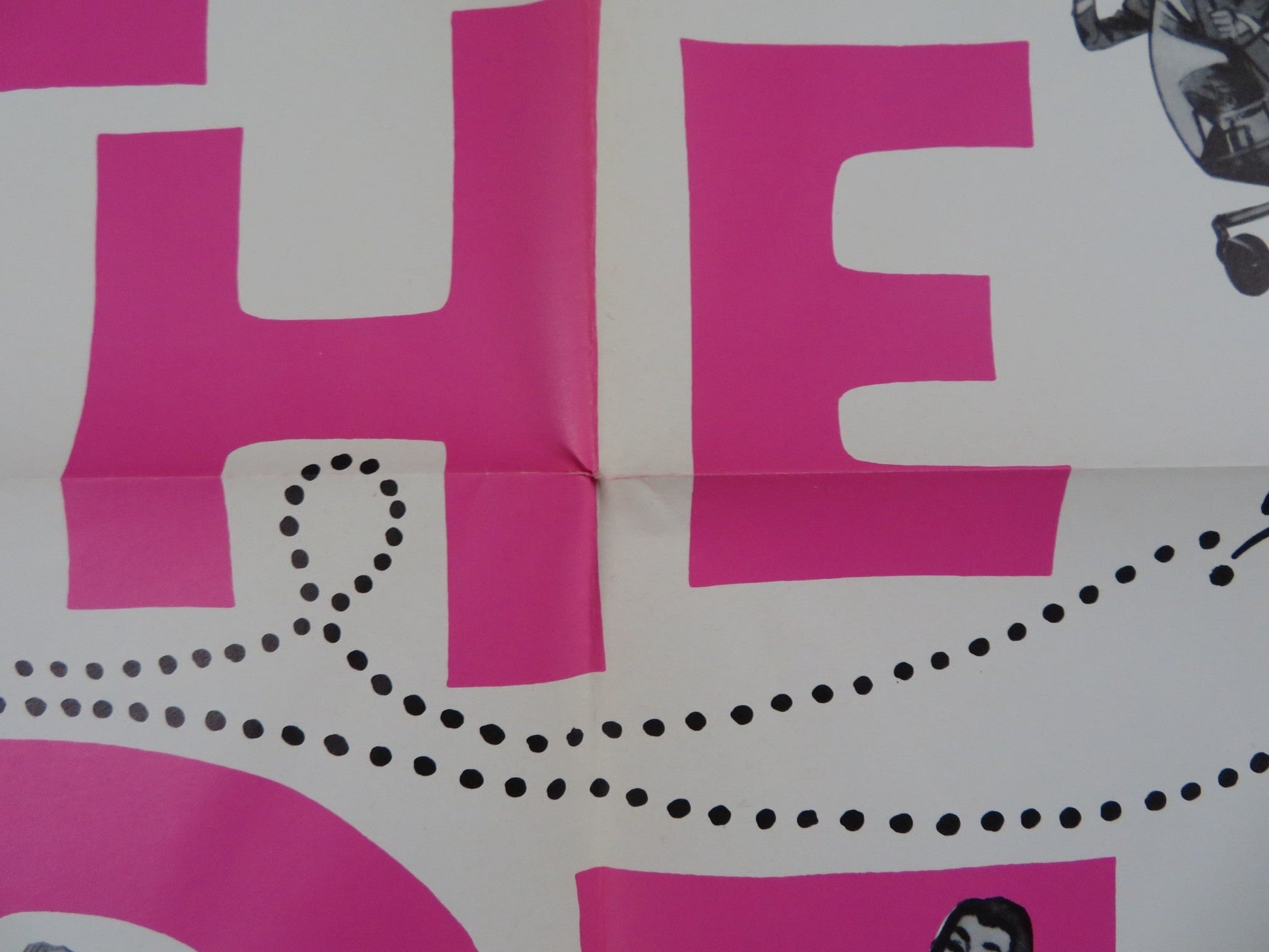 THE GREAT SPY CHASE FOLDED US ONE SHEET POSTER LINO VENTURA BERNARD BLAIR 1966 Rendezvous Cinema Movie posters