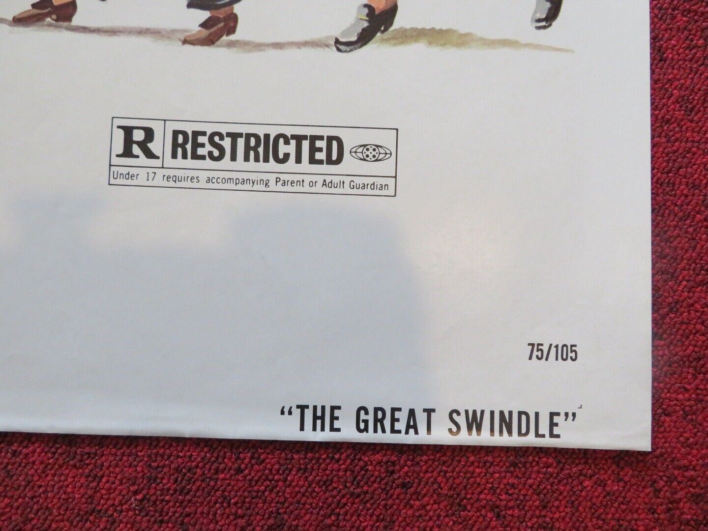 THE GREAT SWINDLE FOLDED US ONE SHEET POSTER MARISA MELL SYLVA KOSCINA 1975 Movie posters
