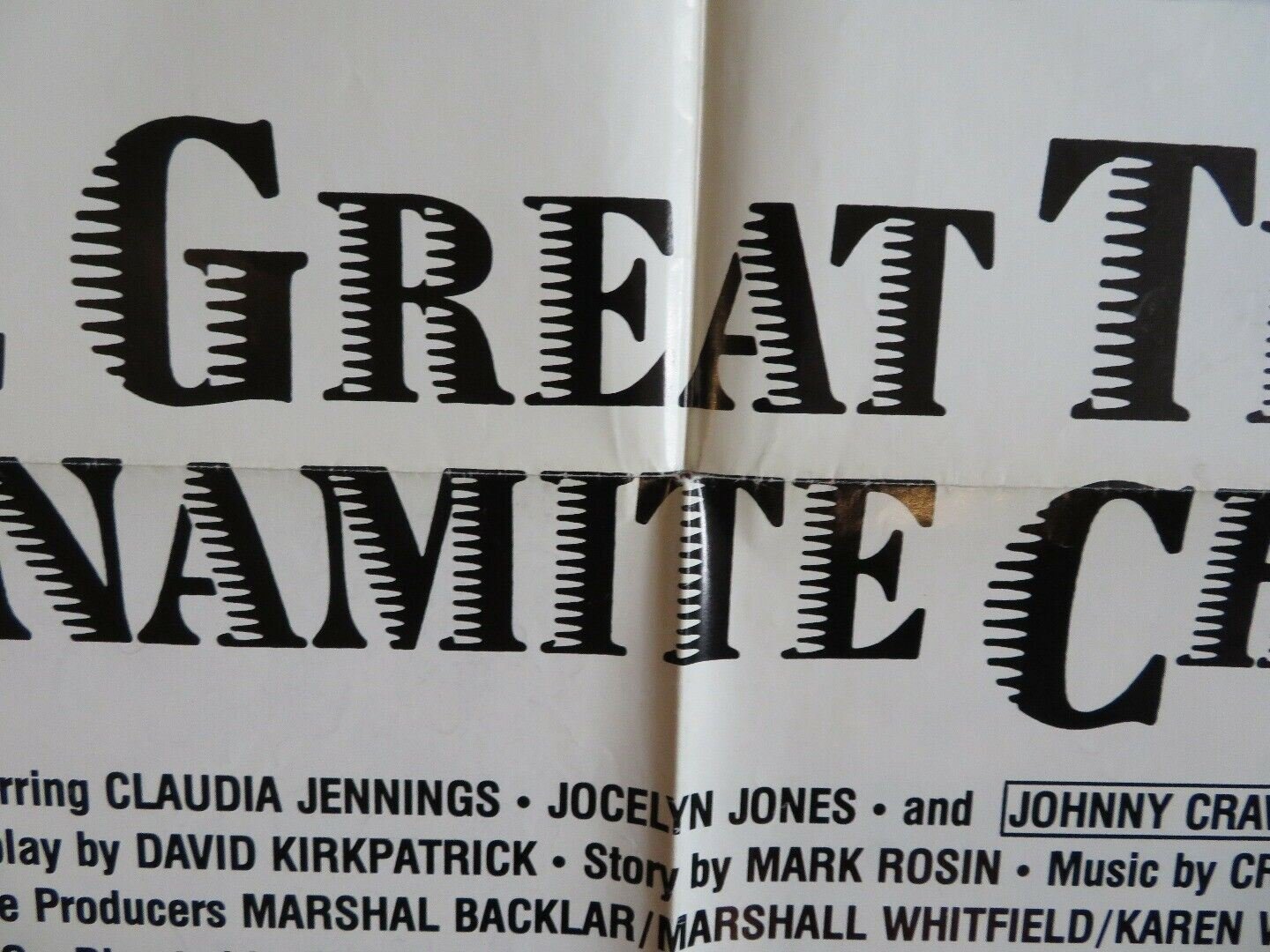 THE GREAT TEXAS DYNAMIRE CHASE US ONE SHEET POSTER TARA STROHMEIER 1976 Movie posters