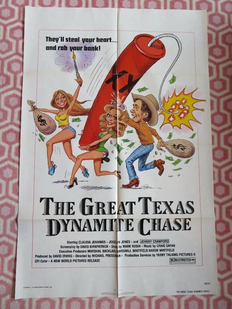 THE GREAT TEXAS DYNAMIRE CHASE US ONE SHEET POSTER TARA STROHMEIER 1976 Movie posters