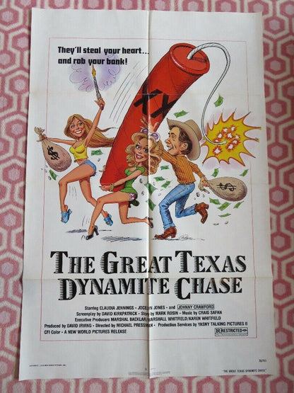 THE GREAT TEXAS DYNAMIRE CHASE US ONE SHEET POSTER TARA STROHMEIER 1976 Movie posters