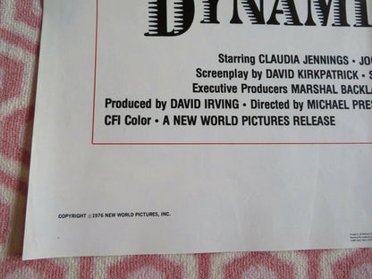 THE GREAT TEXAS DYNAMIRE CHASE US ONE SHEET POSTER TARA STROHMEIER 1976 Movie posters