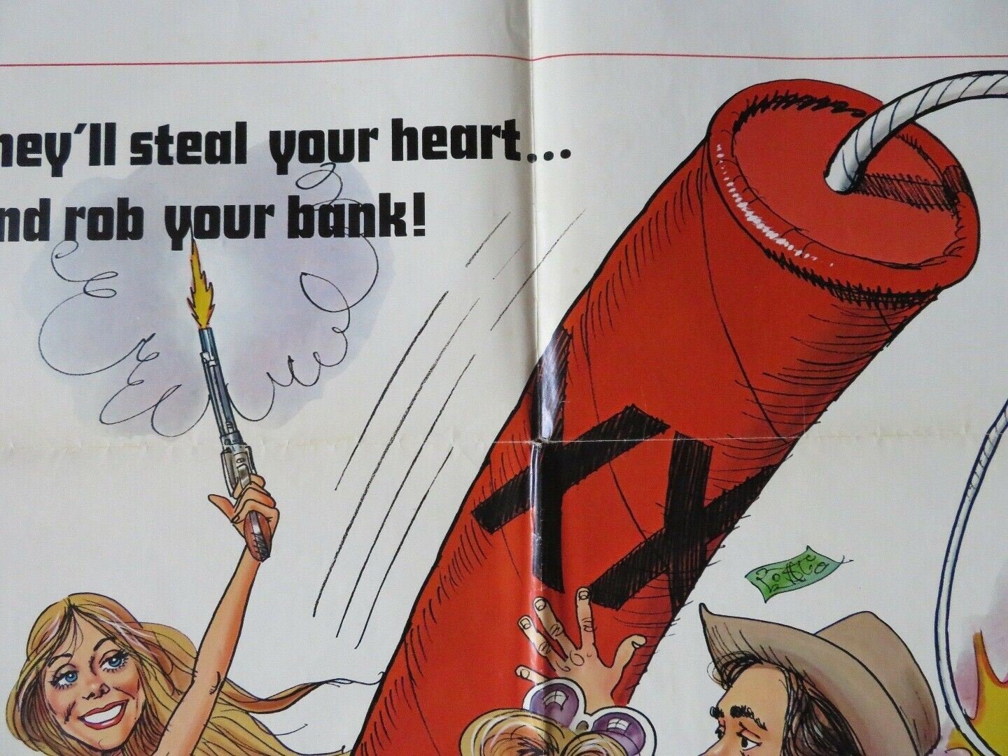 THE GREAT TEXAS DYNAMITE CHASE US ONE SHEET POSTER CLAUDIA JENNINGS Movie posters