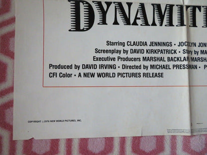 THE GREAT TEXAS DYNAMITE CHASE US ONE SHEET POSTER CLAUDIA JENNINGS Movie posters