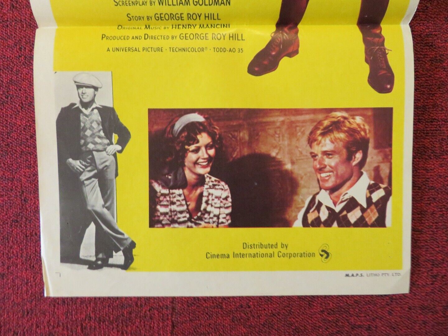 THE GREAT WALDO PEPPER FOLDED AUSTRALIAN DAYBILL POSTER ROBERT REDFORD 1975 Movie posters