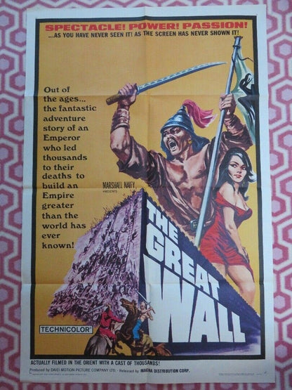 THE GREAT WALL US ONE SHEET POSTER MARSHALL NAIFY Movie posters