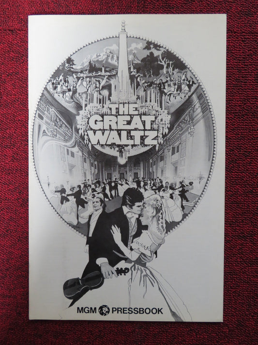 THE GREAT WALTZ - PRESSBOOK UNCUT MGM HORST BUCHHOLZ MARY COSTA 1972 Rendezvous Cinema Movie posters