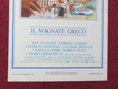 THE GREEK TYCOON ITALIAN LOCANDINA POSTER ANTHONY QUINN JACQUELINE BISSET 1978 Rendezvous Cinema Movie posters