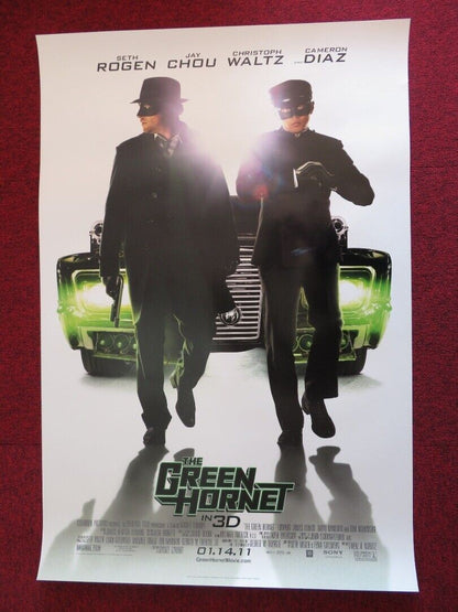 THE GREEN HORNET 3D US ONE SHEET ROLLED POSTER SETH ROGEN CAMERON DIAZ 2011 Movie posters