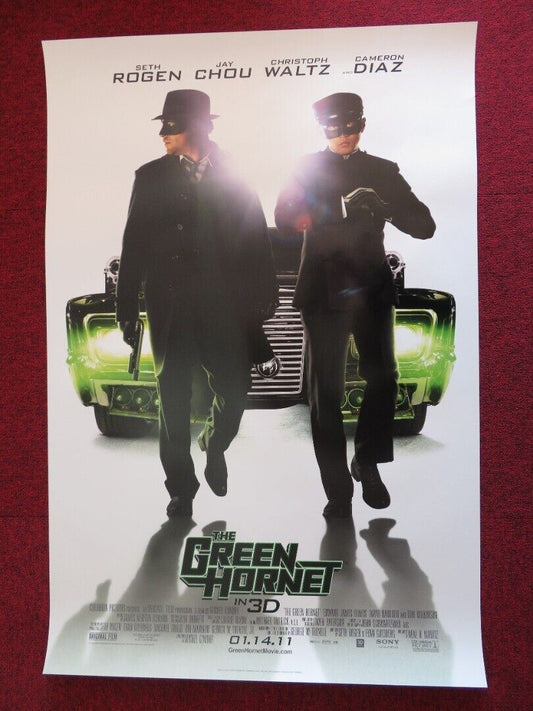 THE GREEN HORNET 3D US ONE SHEET ROLLED POSTER SETH ROGEN CAMERON DIAZ 2011 Movie posters