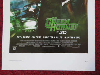 THE GREEN HORNET ITALIAN LOCANDINA (27.5"x13") POSTER SETH ROGEN JAY CHOU 2011 Rendezvous Cinema Movie posters