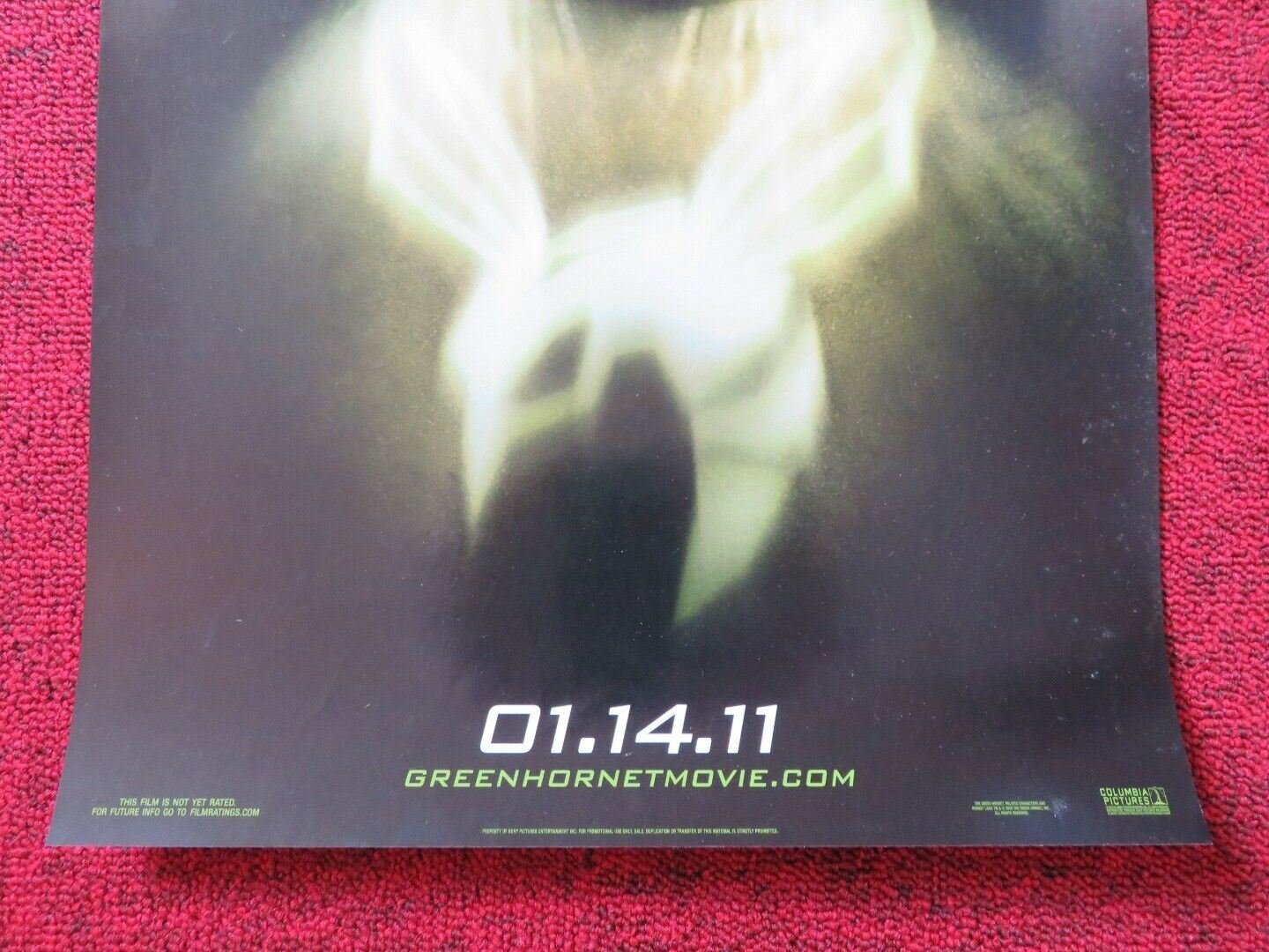 THE GREEN HORNET US (11.5"x 17") POSTER SETH ROGEN 2011 Movie posters