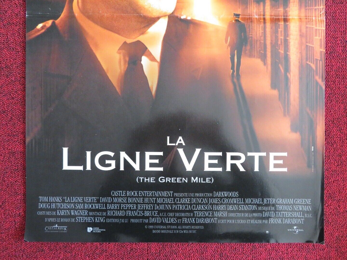 THE GREEN MILE FRENCH MINI (16"x 23.5") POSTER TOM HANKS DAVID MORSE 1999 Movie posters