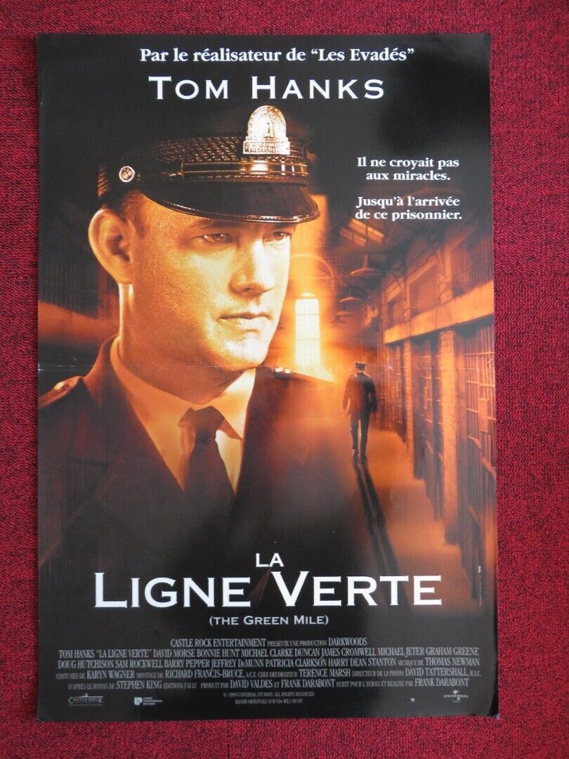 THE GREEN MILE FRENCH MINI (16"x 23.5") POSTER TOM HANKS DAVID MORSE 1999 Movie posters