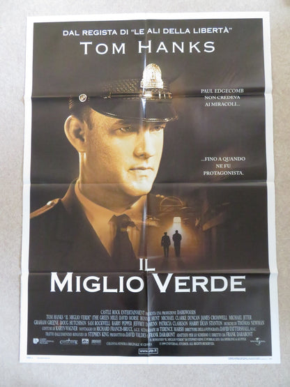 THE GREEN MILE ITALIAN 2 FOGLIO POSTER TOM HANKS DAVID MORSE 1999 Rendezvous Cinema Movie posters