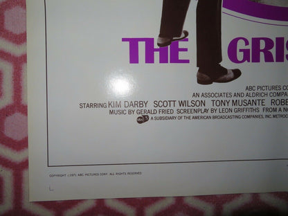 THE GRISSOM GANG STYLE A US ONE SHEET POSTER KIM DARBY SCOTT WISON 1971 Movie posters