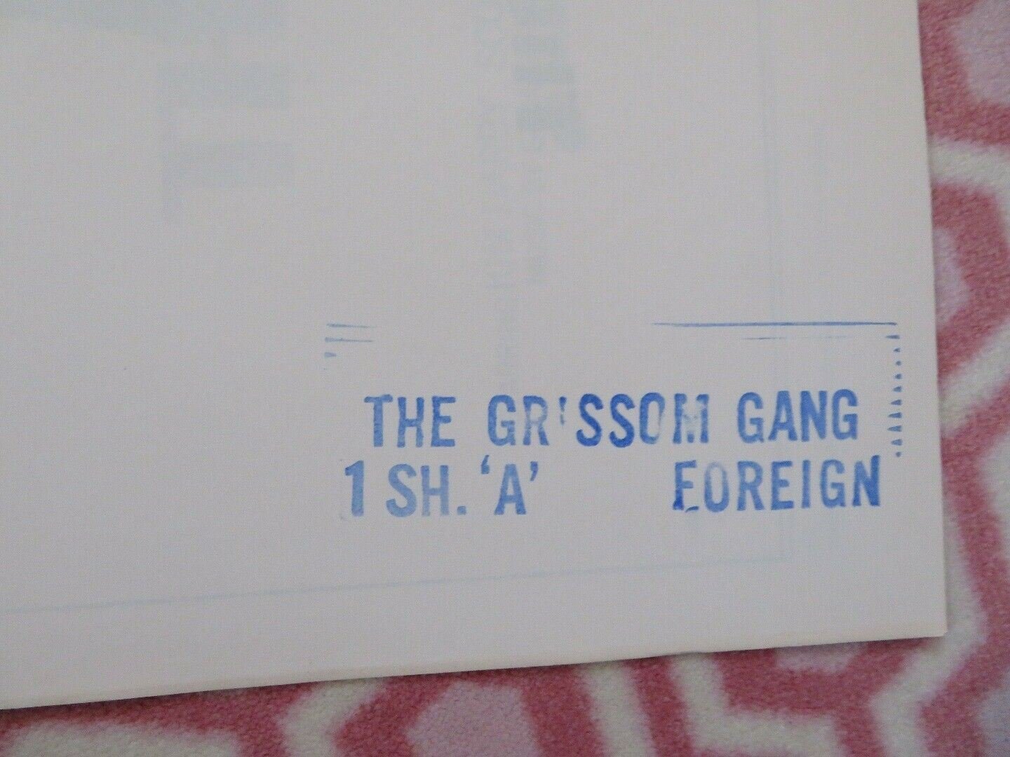 THE GRISSOM GANG STYLE A US ONE SHEET POSTER KIM DARBY SCOTT WISON 1971 Movie posters