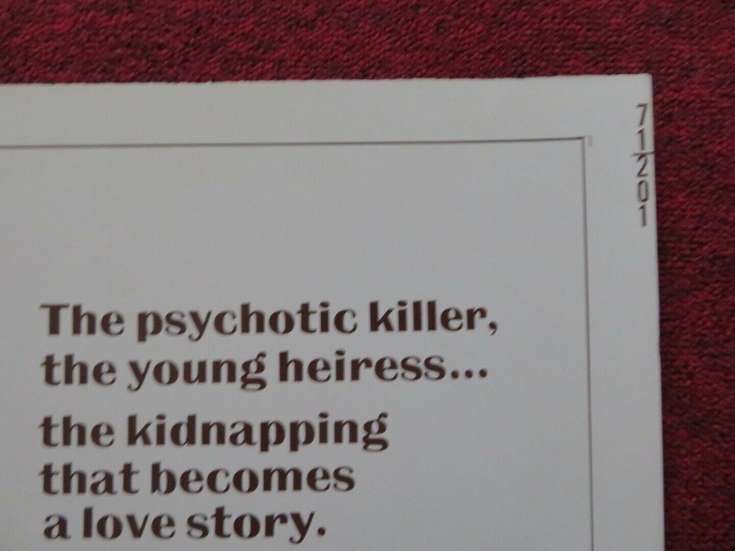 THE GRISSOM GANG US HALF SHEET (22"x 28") POSTER KIM DARBY SCOTT WILSON 1971 Movie posters