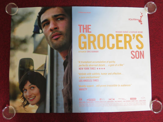 THE GROCER'S SON UK QUAD ROLLED POSTER NICOLAS CAZALE CLOTILDE HESME 2007 Rendezvous Cinema Movie posters