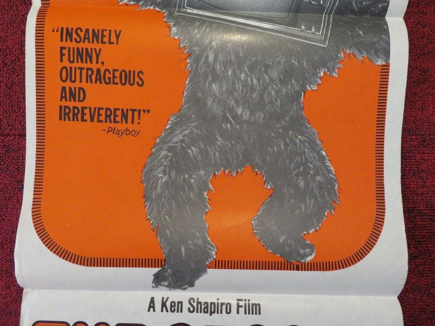 THE GROOVE TUBE FOLDED AUSTRALIAN DAYBILL POSTER KEN SHAPIRO RICHARD BELZER 1974 Movie posters