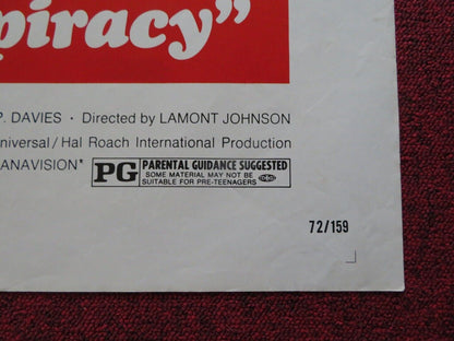 THE GROUNDSTAR CONSIPRACY US ONE SHEET POSTER GEORGE PEPPARD MICHAEL SARRAZIN Movie posters