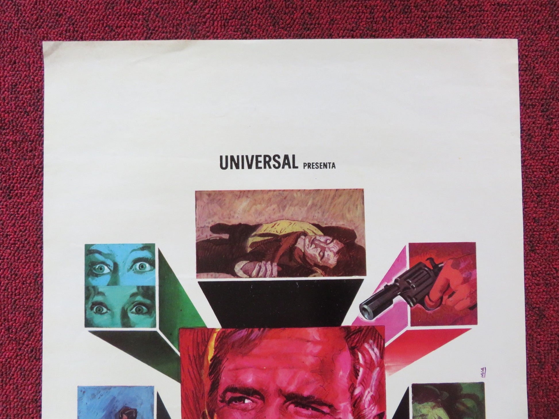 THE GROUNDSTAR CONSPIRACY ITALIAN LOCANDINA POSTER GEORGE PEPPARD SARRAZIN 1972 Rendezvous Cinema Movie posters