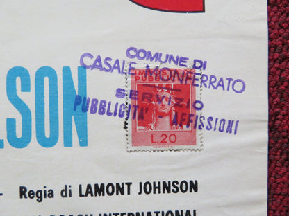 THE GROUNDSTAR CONSPIRACY ITALIAN LOCANDINA POSTER GEORGE PEPPARD SARRAZIN 1972 Rendezvous Cinema Movie posters