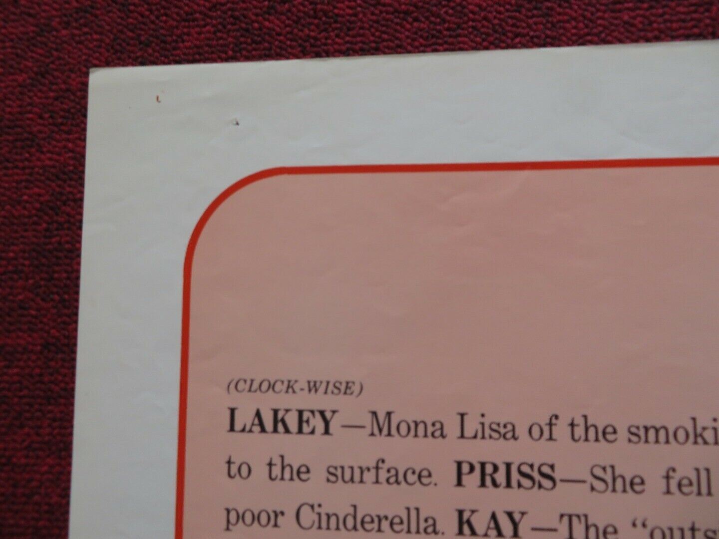 THE GROUP - A FOLDED US ONE SHEET POSTER CANDICE BERGEN JOAN HACKETT 1966 Movie posters