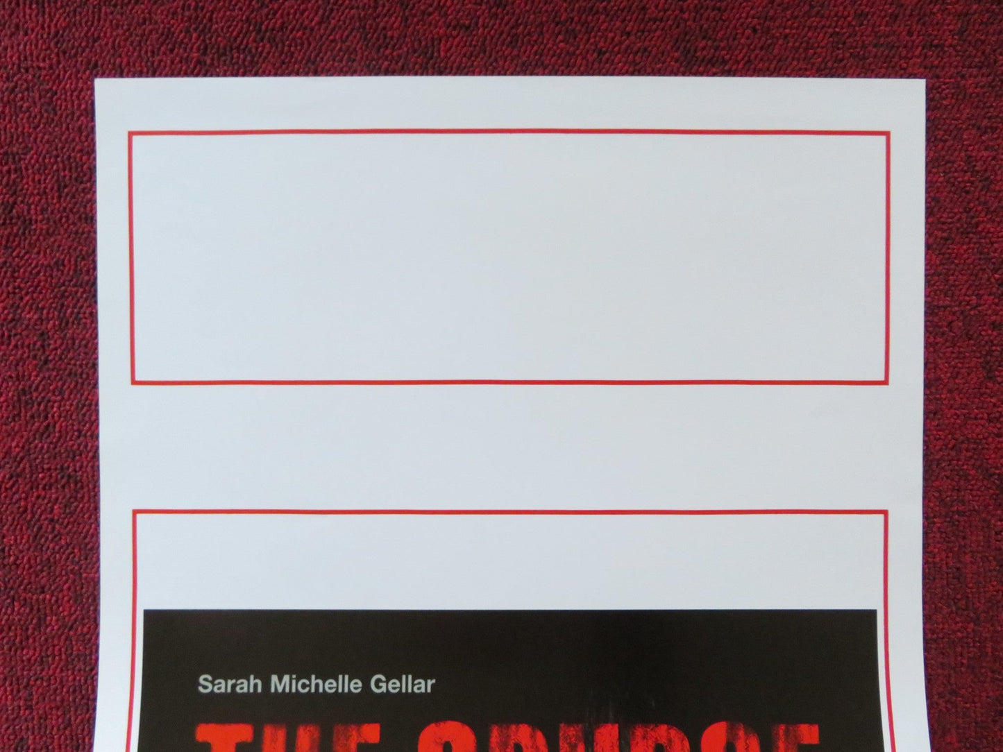 THE GRUDGE ITALIAN LOCANDINA POSTER SARAH MICHELLE GELLAR JASON BEHR 2004 Rendezvous Cinema Movie posters