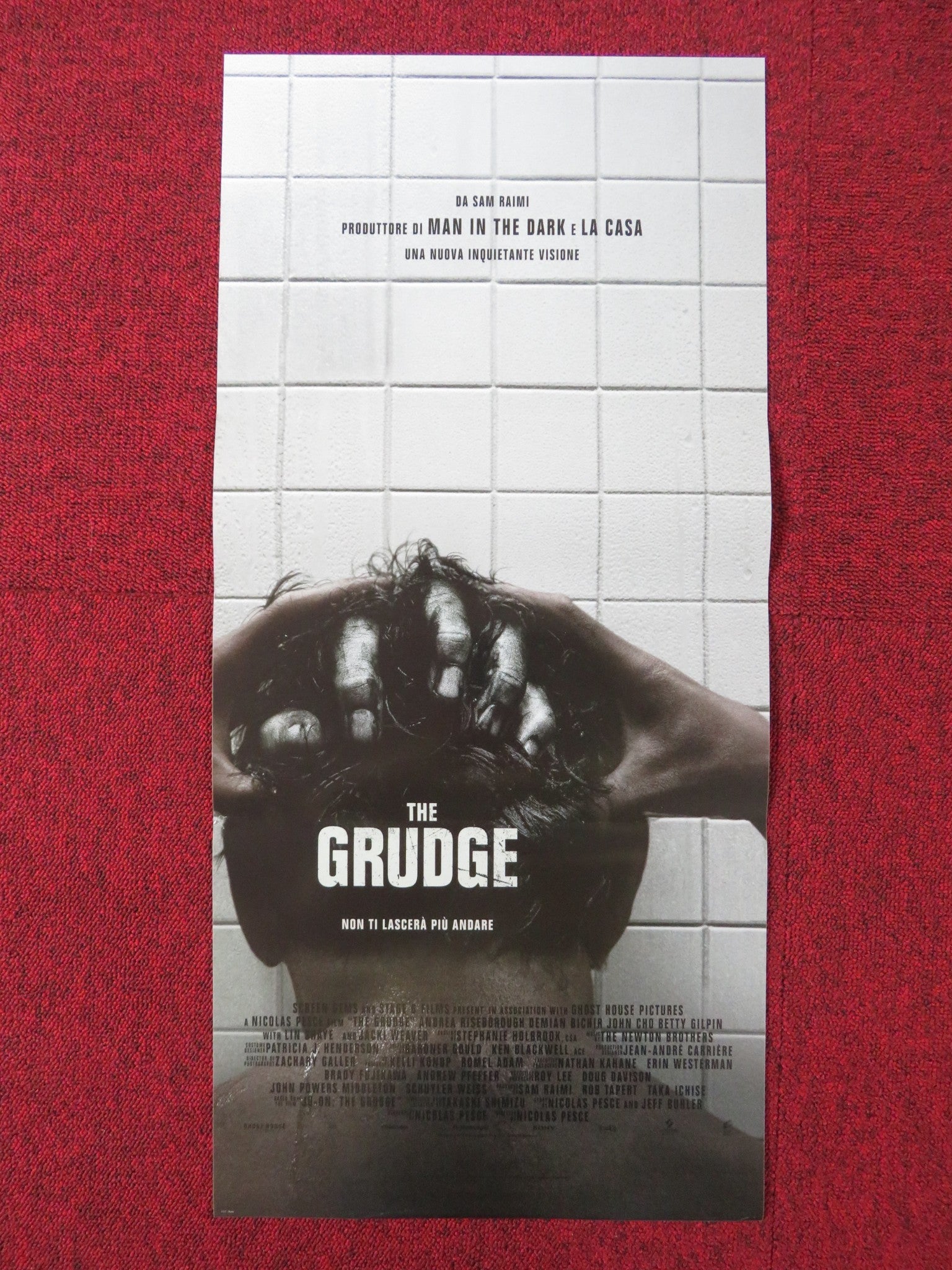 THE GRUDGE ITALIAN LOCANDINA POSTER TARA WESTWOOD JUNKO BAILEY 2020 Rendezvous Cinema Movie posters