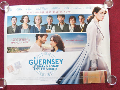 THE GUERNSEY LITERARY AND POTATO PEEL... UK QUAD (30"x 40") ROLLED POSTER 2018 Rendezvous Cinema Movie posters
