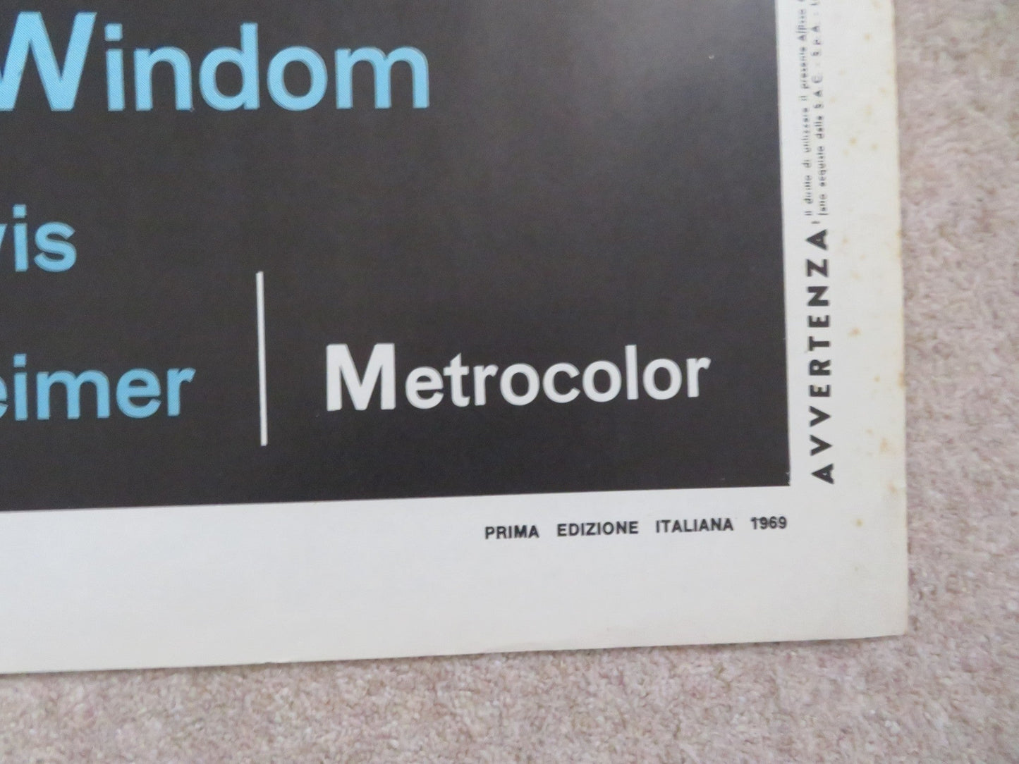 THE GYPSY MOTHS ITALIAN 2 FOGLIO POSTER BURT LANCASTER DEBORAH KERR 1969 Rendezvous Cinema Movie posters