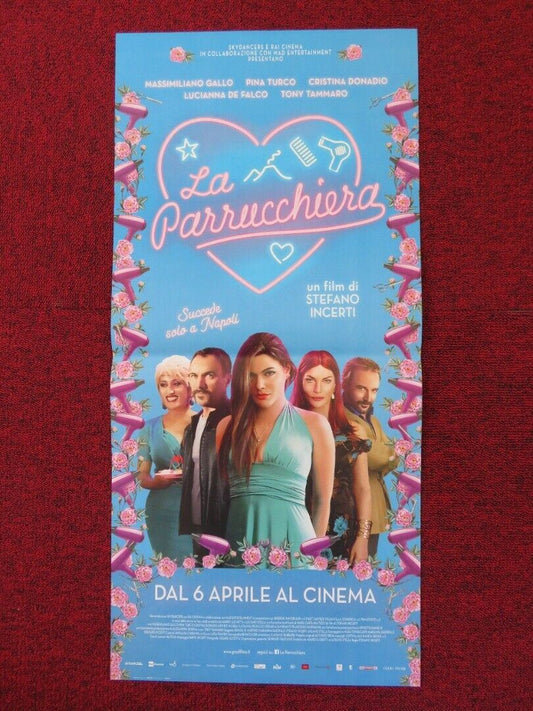 THE HAIRDRESSER ITALIAN LOCANDINA (26.5"x12.5") POSTER STEFANO INCERTI 2017 Rendezvous Cinema Movie posters