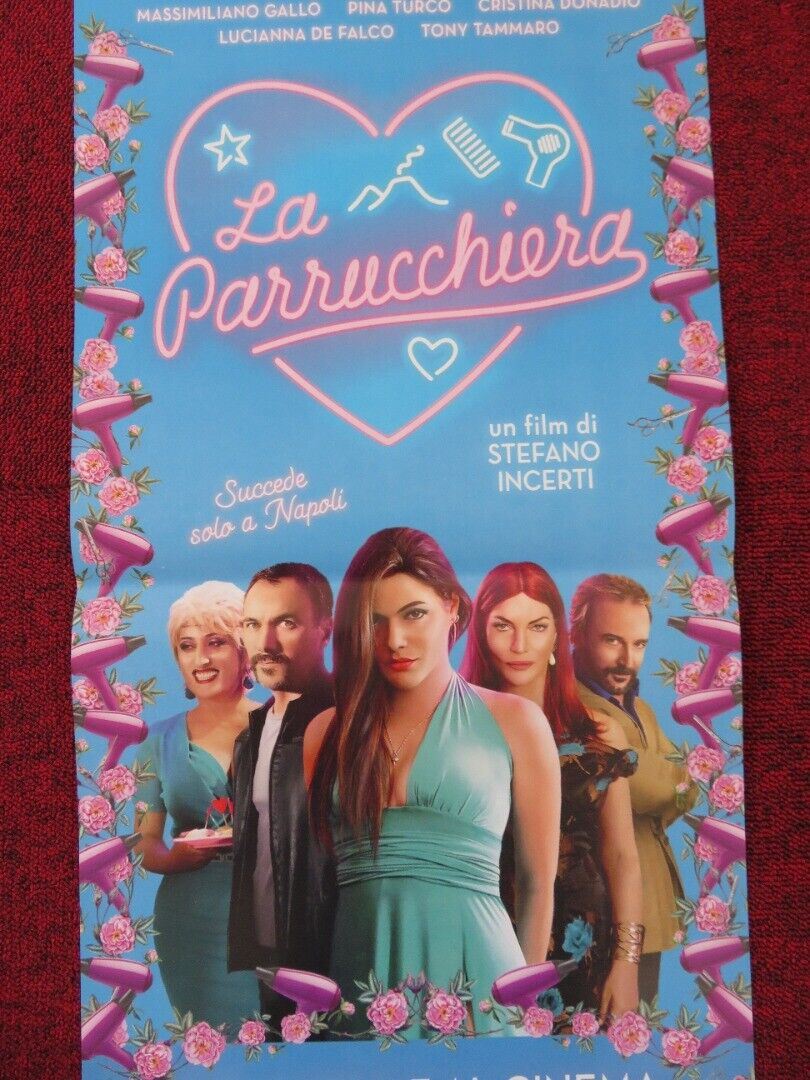 THE HAIRDRESSER ITALIAN LOCANDINA (26.5"x12.5") POSTER STEFANO INCERTI 2017 Rendezvous Cinema Movie posters