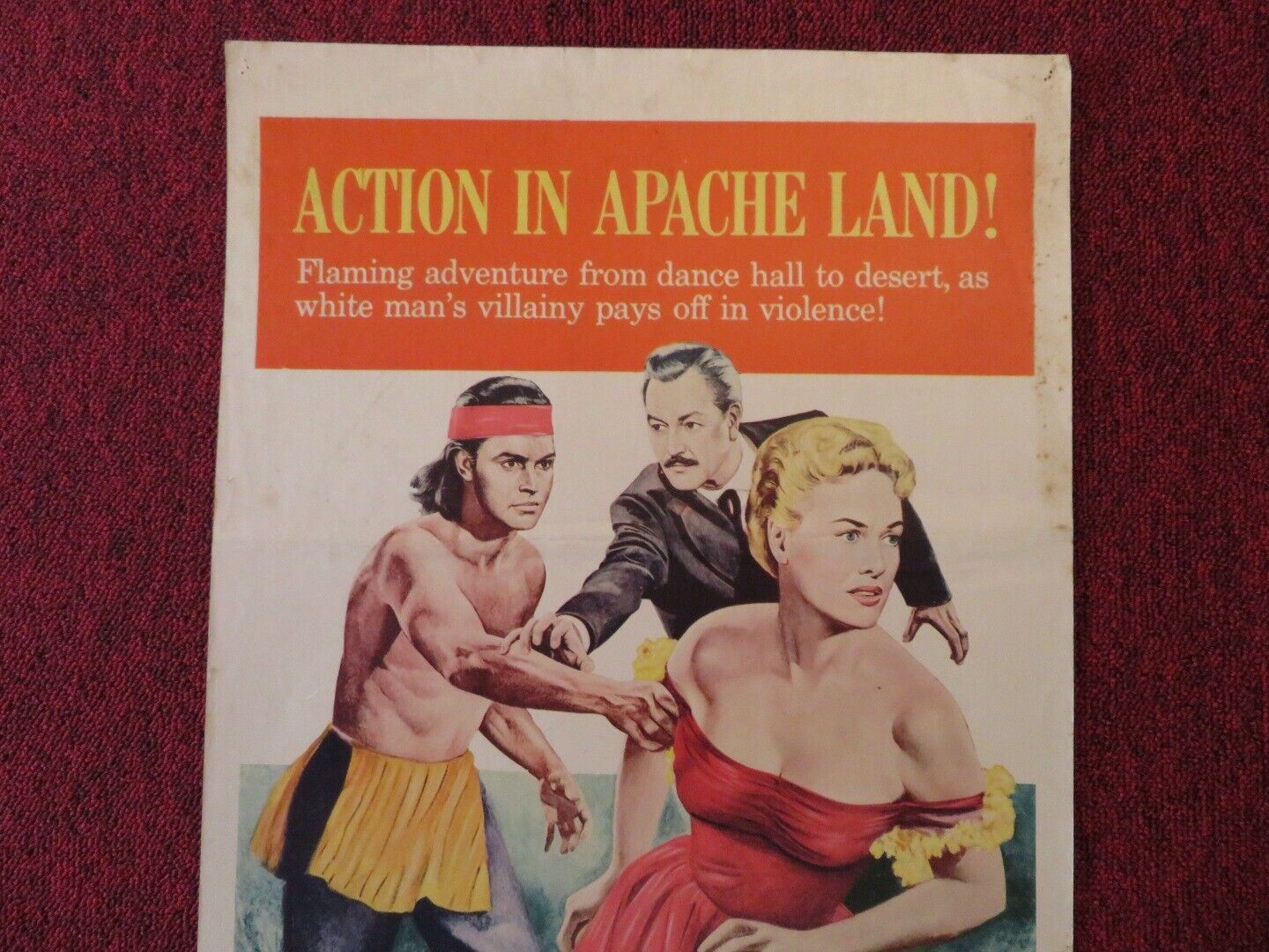THE HALF BREED US INSERT (14"x 36") POSTER ROBERTJANIS CARTER YOUNG 1952 - Rendezvous Cinema