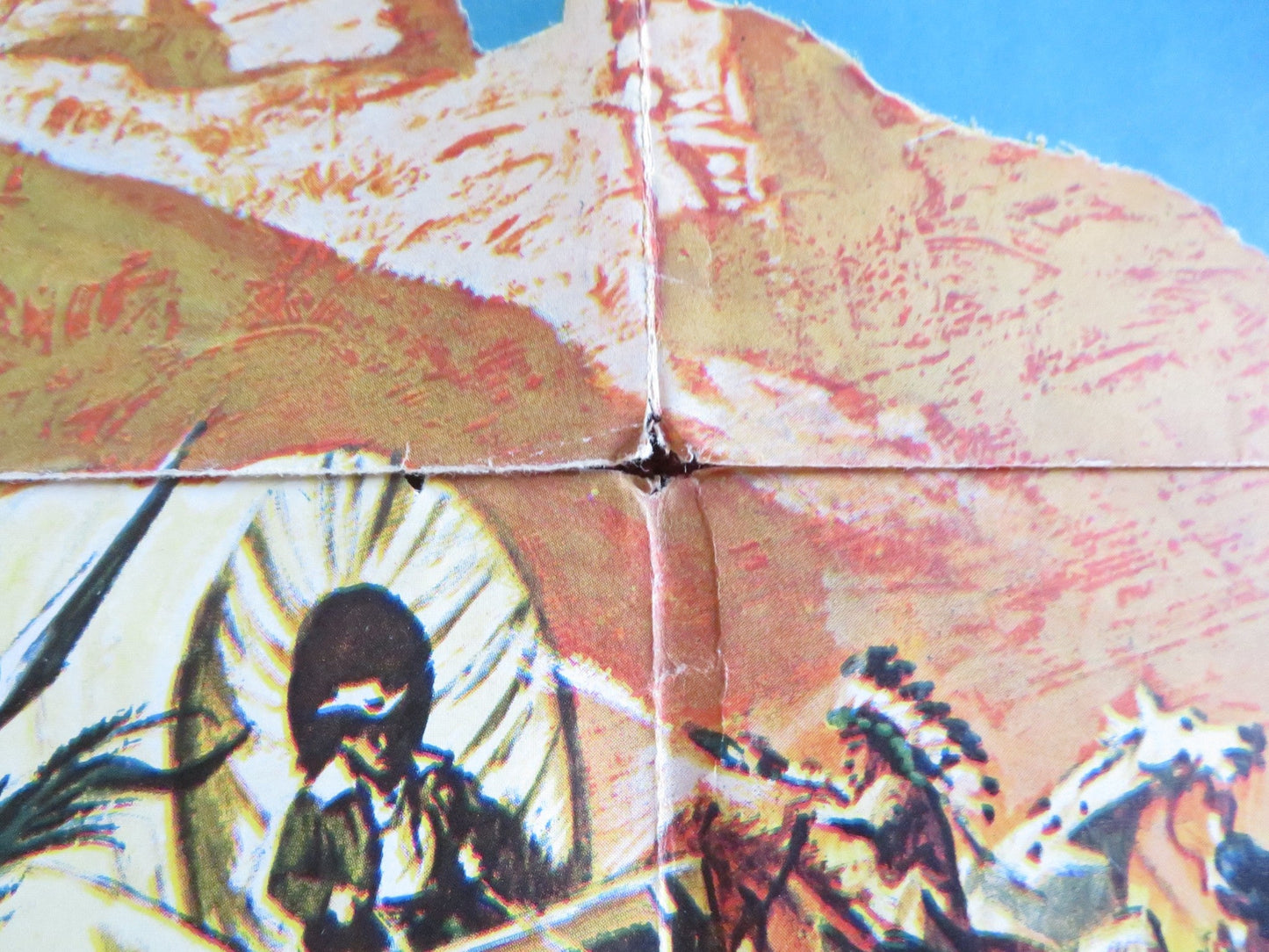 THE HALLELUJAH TRAIL FOLDED US ONE SHEET POSTER BURT LANCASTER LEE REMICK 1965 Rendezvous Cinema Movie posters