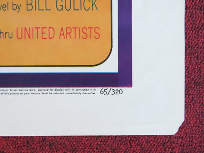 THE HALLELUJAH TRAIL FOLDED US ONE SHEET POSTER BURT LANCASTER LEE REMICK 1965 Rendezvous Cinema Movie posters