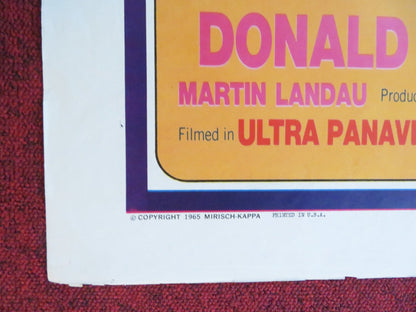 THE HALLELUJAH TRAIL FOLDED US ONE SHEET POSTER BURT LANCASTER LEE REMICK 1965 Rendezvous Cinema Movie posters