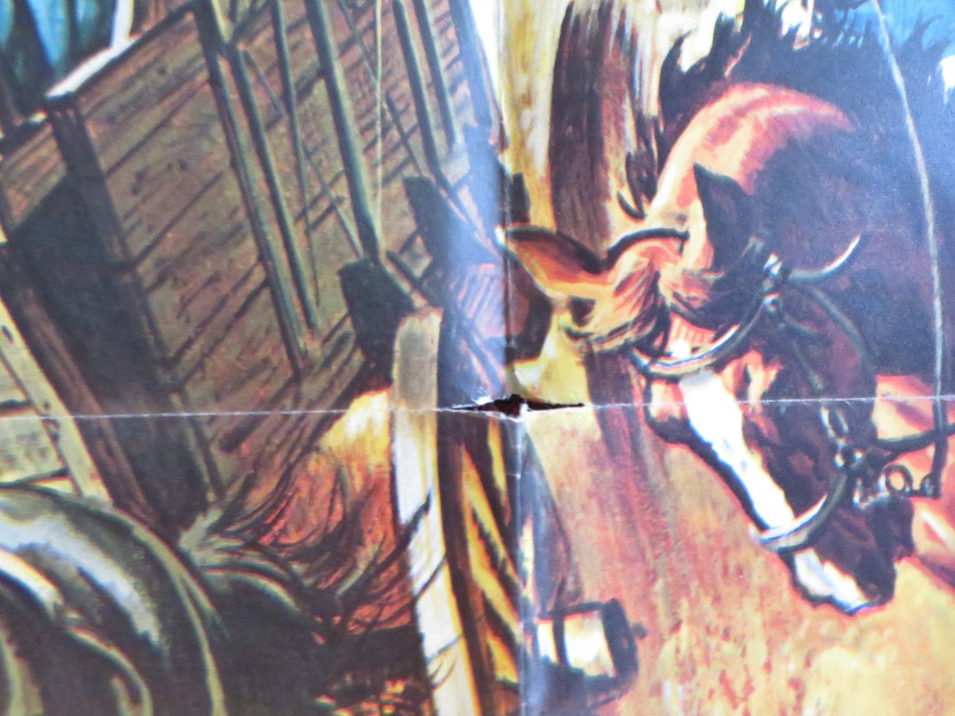 THE HALLELUJAH TRAIL FOLDED US ONE SHEET POSTER BURT LANCASTER LEE REMICK 1965 Rendezvous Cinema Movie posters