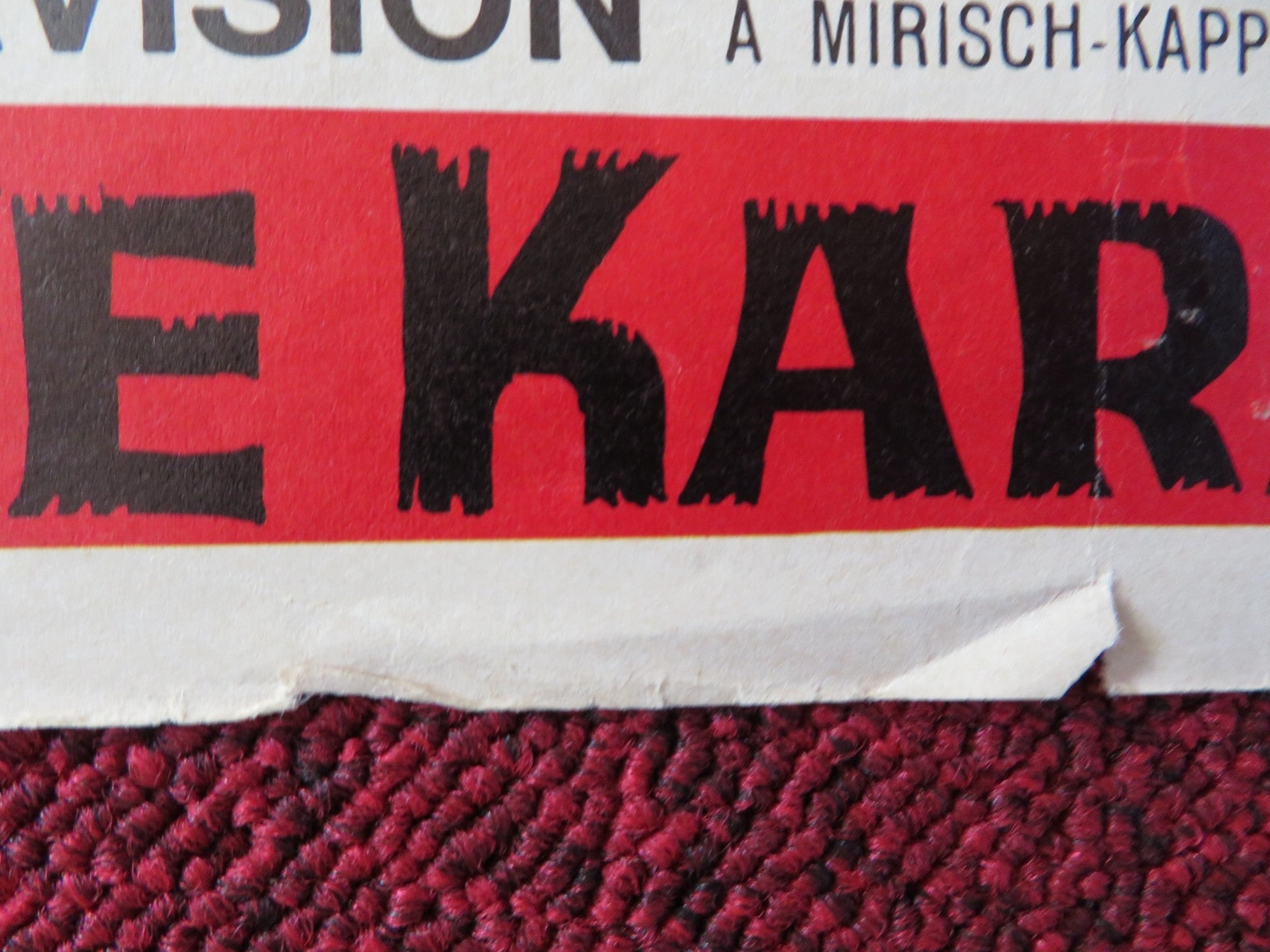 THE HALLELUJAH TRAIL / SUR LA PISTE DE LA GRANDE CARAVANE FRENCH POSTER 1965 Rendezvous Cinema Movie posters