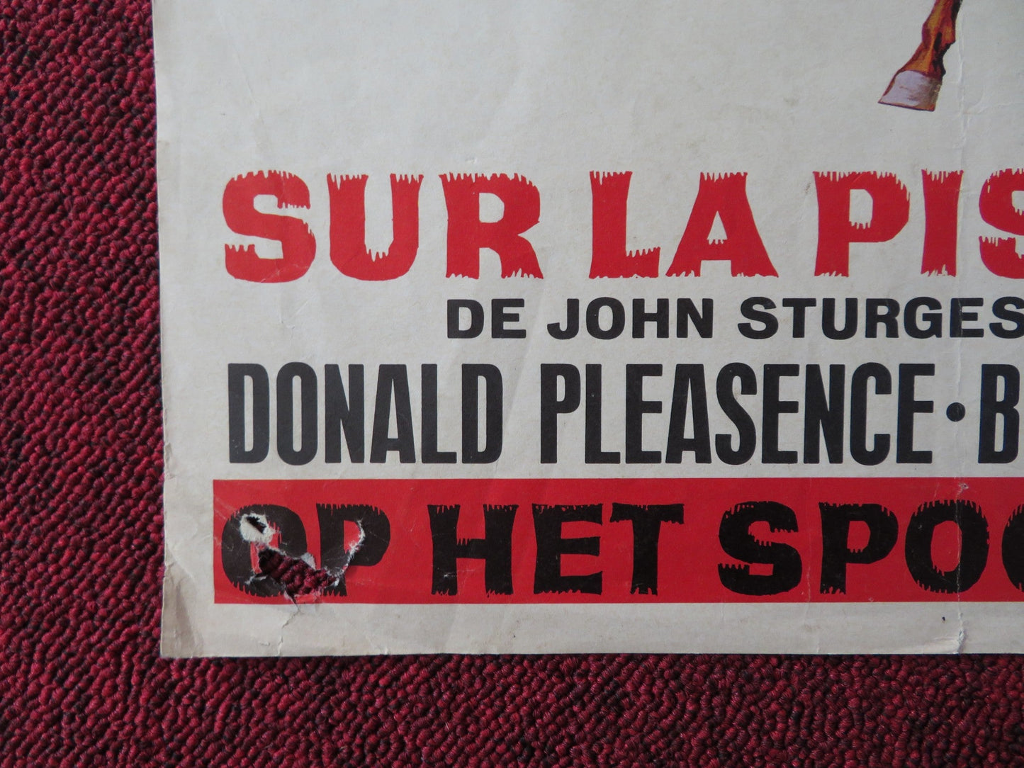 THE HALLELUJAH TRAIL / SUR LA PISTE DE LA GRANDE CARAVANE FRENCH POSTER 1965 Rendezvous Cinema Movie posters