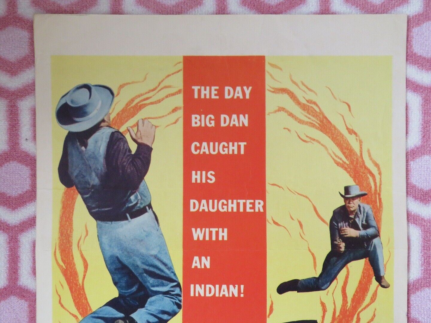 THE HALLIDAY BRAND US INSERT (14"x 36") POSTER JOSEPH COTTEN WARD BOND 1957 Movie posters