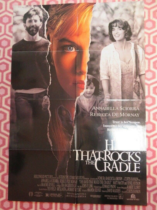 THE HAND THAT ROCKS THE CRADLE US ONE SHEET POSTER REBECCA DE MORNAY Movie posters