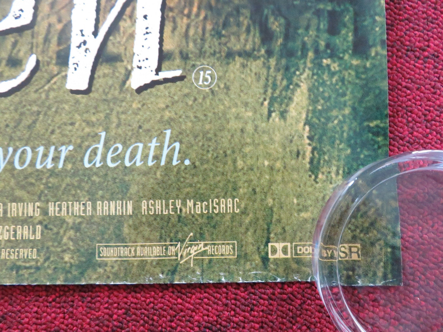 THE HANGING GARDEN UK QUAD (30"x 40") ROLLED POSTER IAN PARSONS MACNEILL 1997 Rendezvous Cinema Movie posters