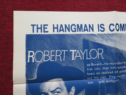 THE HANGMAN FOLDED US ONE SHEET POSTER ROBERT TAYLOR TINA LOUISE 1959 - Rendezvous Cinema