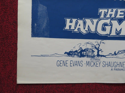 THE HANGMAN FOLDED US ONE SHEET POSTER ROBERT TAYLOR TINA LOUISE 1959 - Rendezvous Cinema